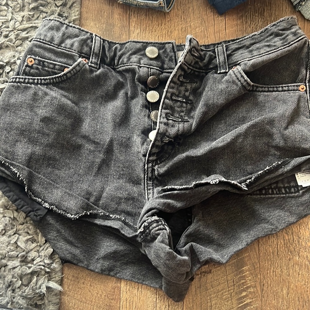 Top shop jean shorts